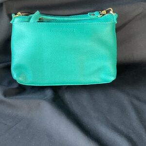 CLASSIC SEA FOAM POPPY PURSE